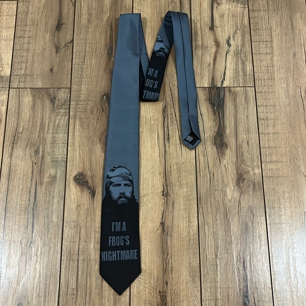 Duck Dynasty Jase Necktie Polyester Im a Frogs Nightmare